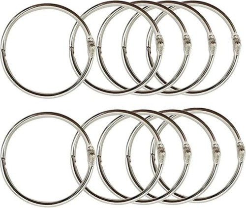 12pack 5cm large binder rings - large,
