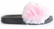 Ladies Womens Faux Fur Fluffy