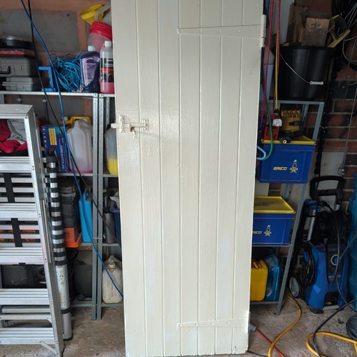 White painted georgian ledged - painted,