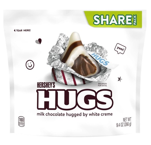 Hershey hugs milk - hershey’s,