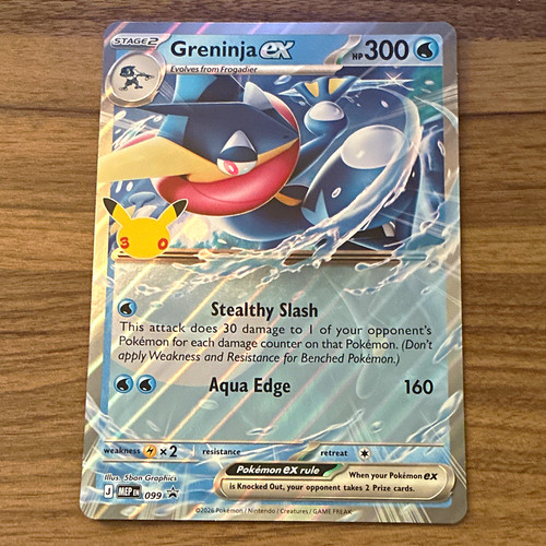 Pokémon greninja 099 30th - pokémon, ex