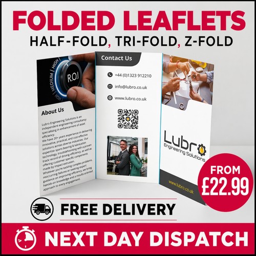 Folded leaflets - folded, a4