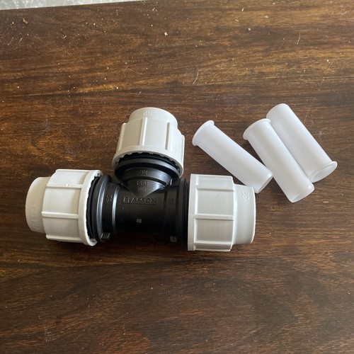 Plasson 32mm equal tee with - equal,