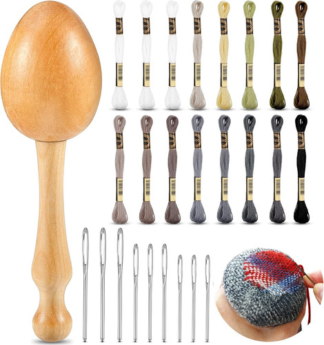 Darning egg for socks - socks, wooden