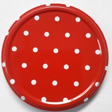 Brand New Jam Jar Lids Red & White Spotty 63mm Twist Off Lids Replacement