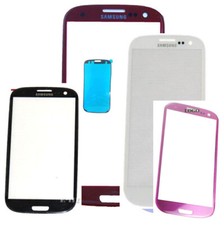LCD Front Outer Glass Touch Screen For Samsung Galaxy S3 with/out adhesive
