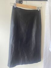 NICOLE FARHI | size 10 | 100% leather | pencil skirt | classic | fitted 