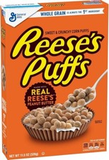 General Mills Reese's Puffs Peanut Butter Cereal 11.5oz (326g)