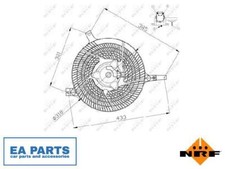 Fan, radiator for NISSAN NRF