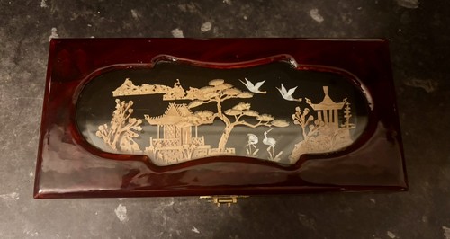 Brown wooden lacquered - brown,