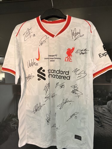 Liverpool signed shirt - liverpool,