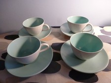 Poole Pottery Two Tone 4 x Tea