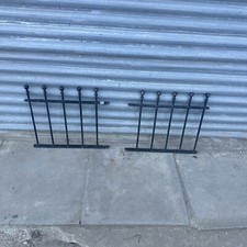 2 X Metal Garden Railing Off Cuts