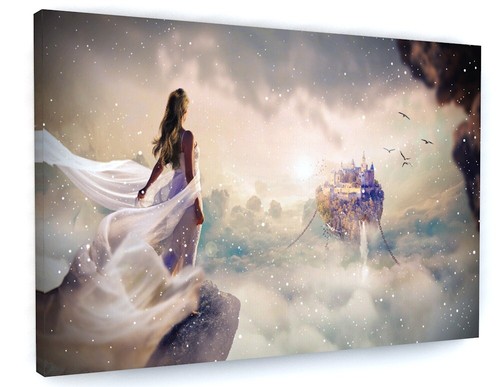 Fairy castle fantasy angels - castle,
