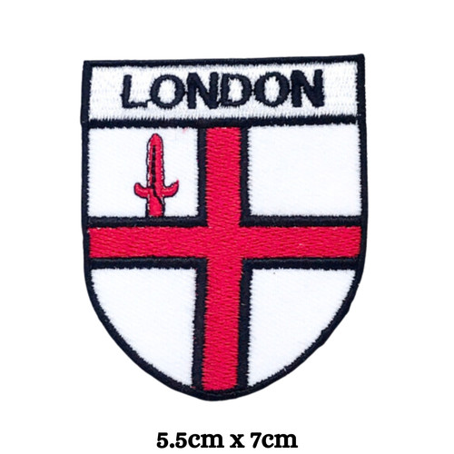 London flag embroidery patch - london,