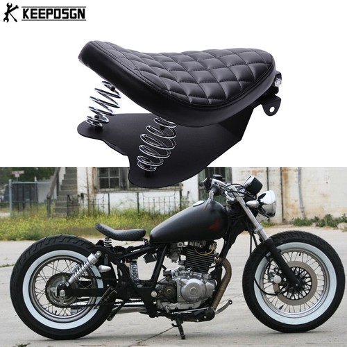 Leather motorcycle solo seat - solo,