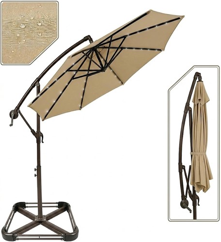 10ft cantilever parasol with - 10ft,