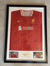 Liverpool FC Signed Framed