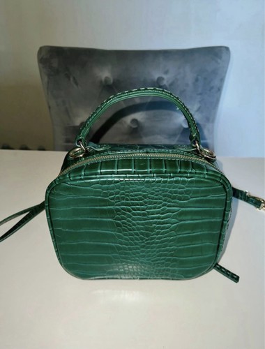 Zara green top handle - top,