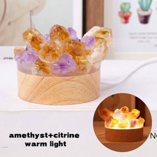 1Pc Natural Amethyst Crystal Singel Point DIY Crystal Lamp Reiki Healing Home De