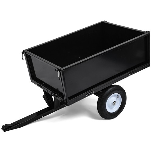 Steel dump cart tow behind - cart,
