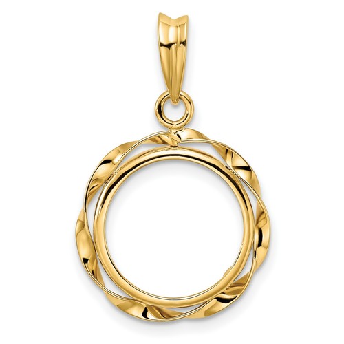 14k yellow gold - yellow, folded