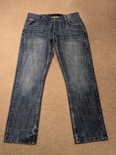 Mens Crosshatch Black label Jeans Regular 30waist 32leg