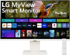 LG 32SR83U-W 32" SMART 4K MONITOR MYVIEW ULTRA HD 2160P IPS WHITE 5MS HDMI USB