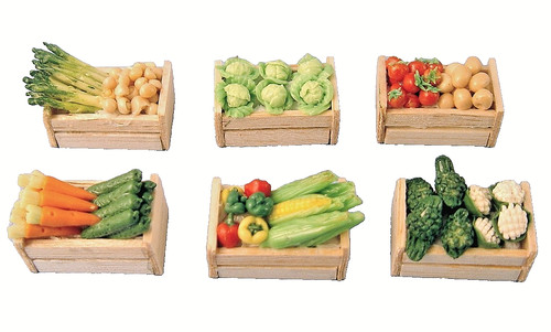 Dolls house 12th vegetables - house, 1/12th