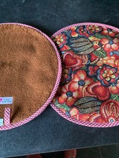 Handmade Aga Hob Covers  Red