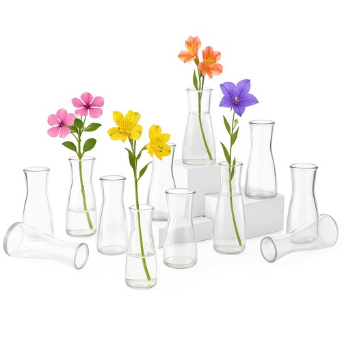 24pcs mini clear glass - mini, bud