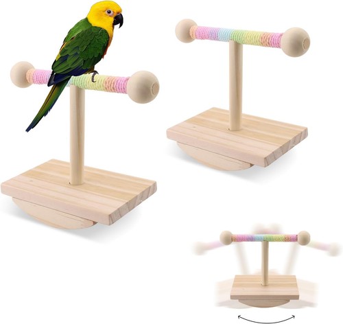 2pcs pine wood bird perch - wood,