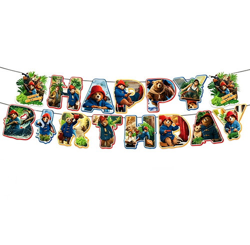Paddington bear bunting - bear,