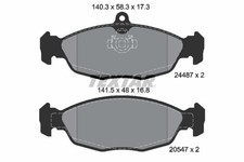 2448701 BRAKE PAD SET, DISC BRAKE FITS ASTON MARTIN DB7 VANTAGE 3.2