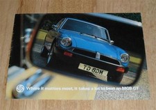 MG MGB GT Brochure 1976 -