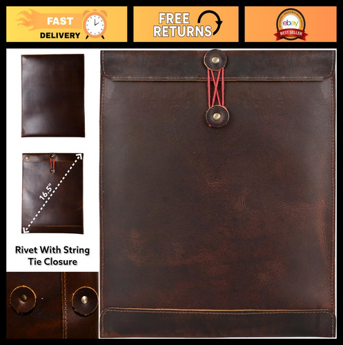 Leather document holder - leather,