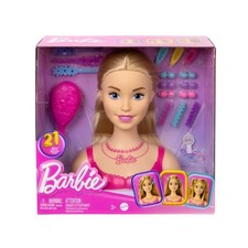 Barbie Styling Head Blonde Hair with 20 Accessories – Hair Play Toy Gift