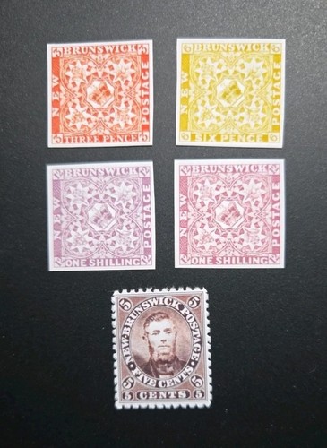 New brunswick 5 - #1-5, 1851