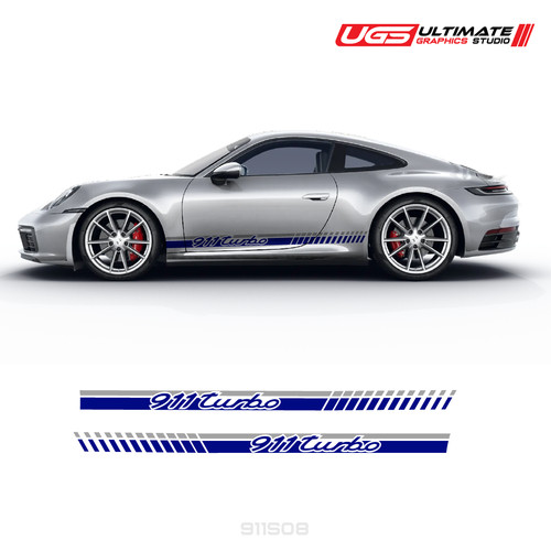 Porsche racing stripe side 911 - racing,