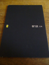 FERRARI 512TR PRESTIGE BROCHURE LATE 1991