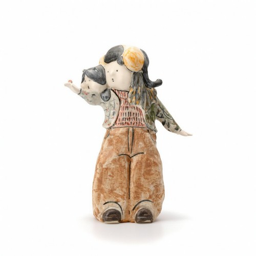 Ceramic figurine rustic - figurine,