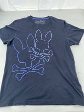 Psycho bunny blue printed tee