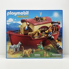 PLAYMOBIL 9373 Wild Life Floating Noah's Ark Boat with Animals - NEW & SEALED