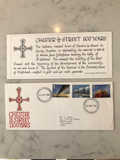 CHESTER LE STREET 1100 YEARS FIRST DAY COVER 1983