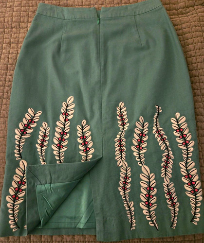 Boden green floral embroidered - boden,