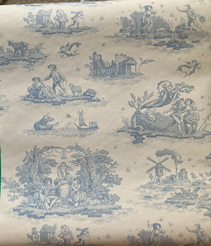 Laura ashley toile wallpaper - laura,