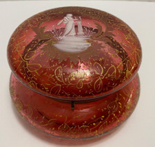 Bohemia cranberry glass gold - cranberry,