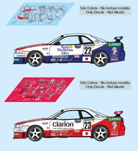 Decals nissan skyline - skyline, r33
