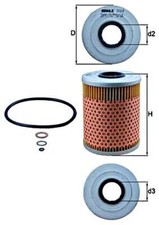 Oil Filter MAHLE Fits BMW