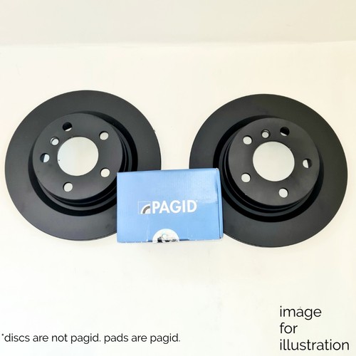 Rear brake discs 272mm pagid - discs,